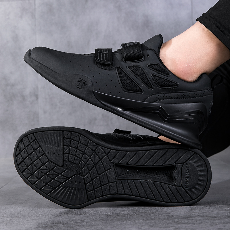 Weightlifting shoes, professional indoor fitness strength training shoes, breathable support, anti-slip and shock absorption