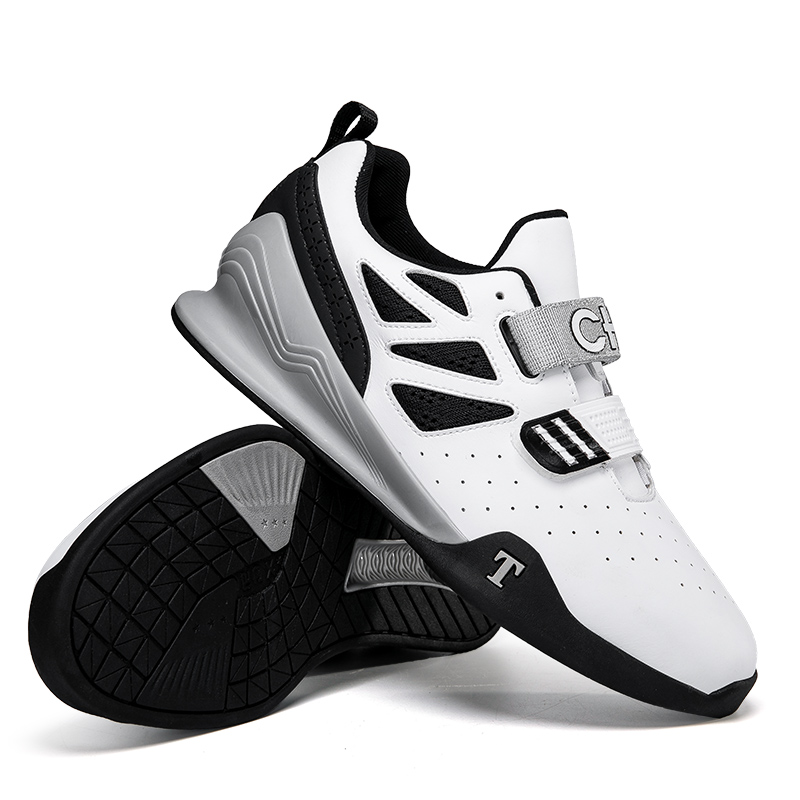 Weightlifting shoes, professional indoor fitness strength training shoes, breathable support, anti-slip and shock absorption