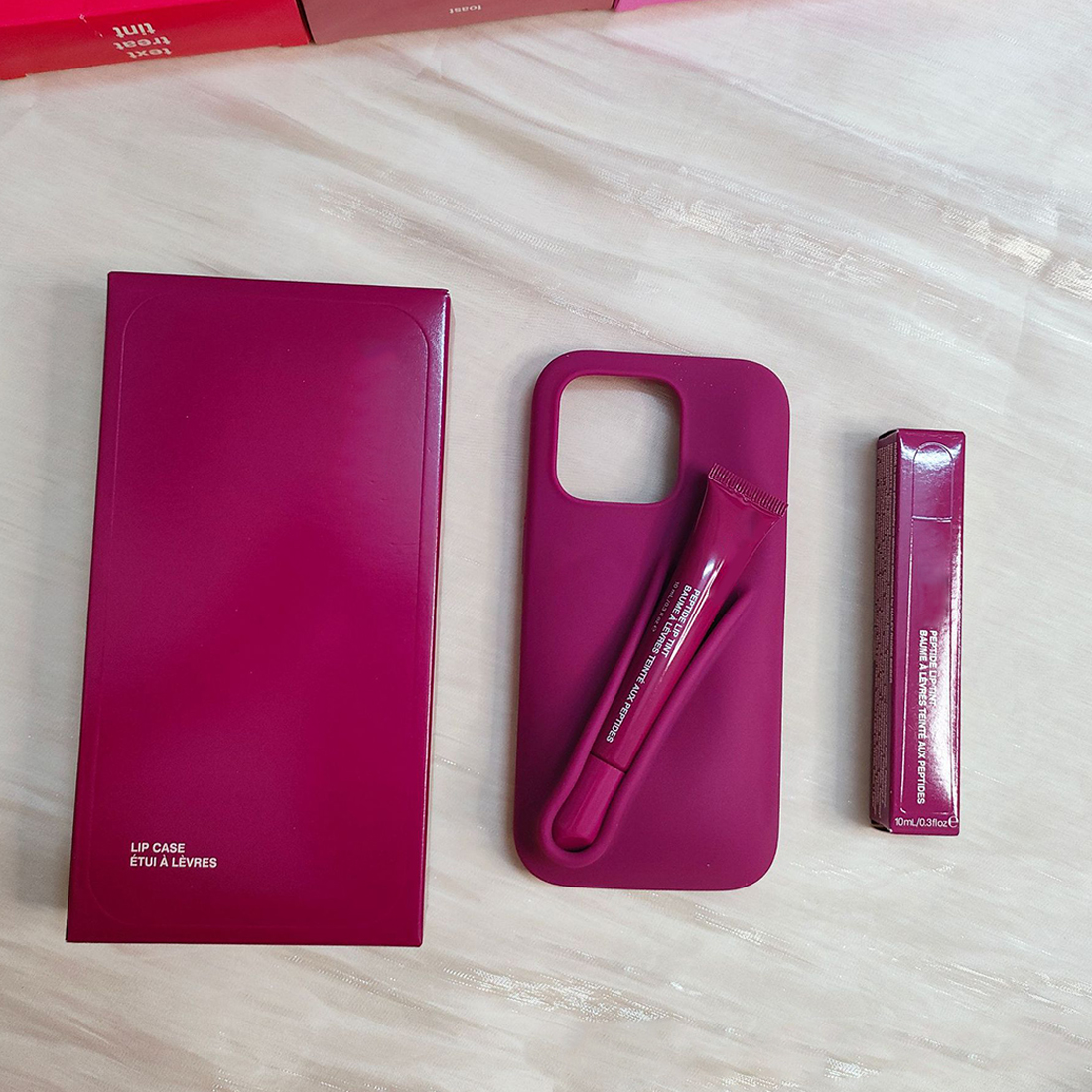 phone case With Box lip gloss Lipstick Case iphone 17 pro max cases Lipstick Lip Balm 3D Make-Up Silicone Case for iPhone 17 16 15 14 13 12 11 Holder 