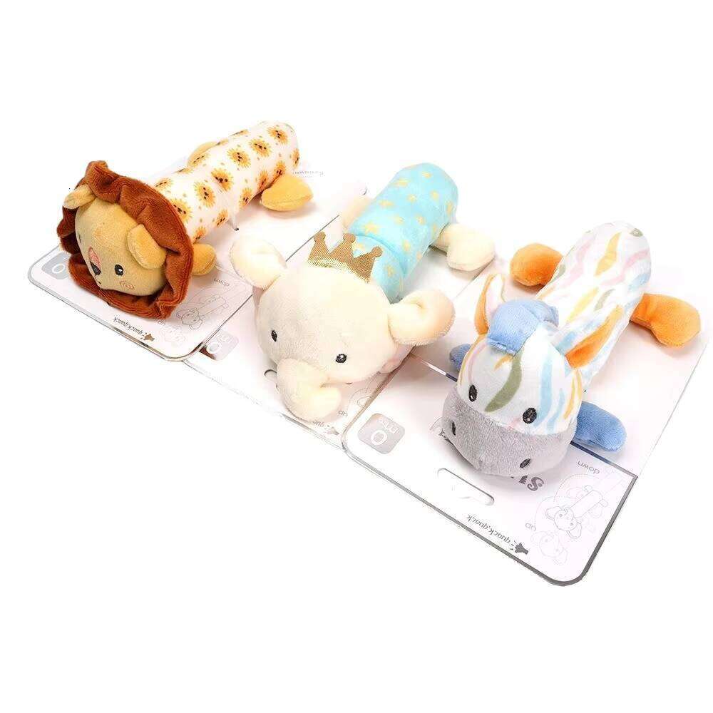 Adorable Soft - Touch Plush Toys for Babies - Lion, Elephant & Zebra Designs, Perfect for Newborns