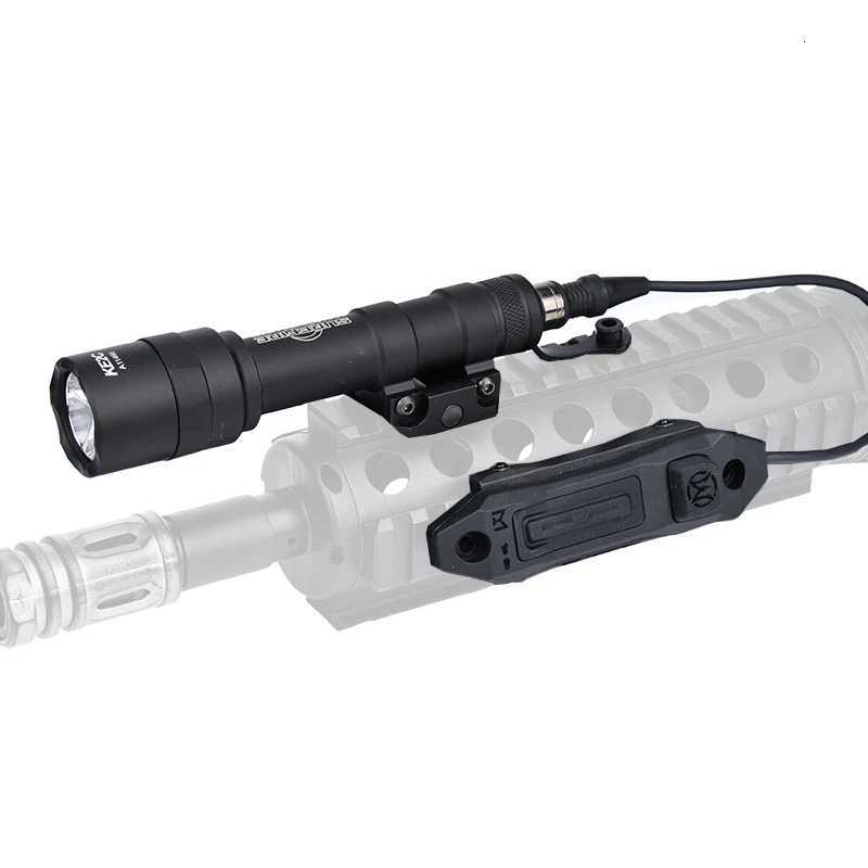 Tactical Airsoft Surefire M600 M600U With Dual Switch Weapon Scout Powerful Flashlight Hunting Outdoor Fits 20mm Picatinny Rail W250722