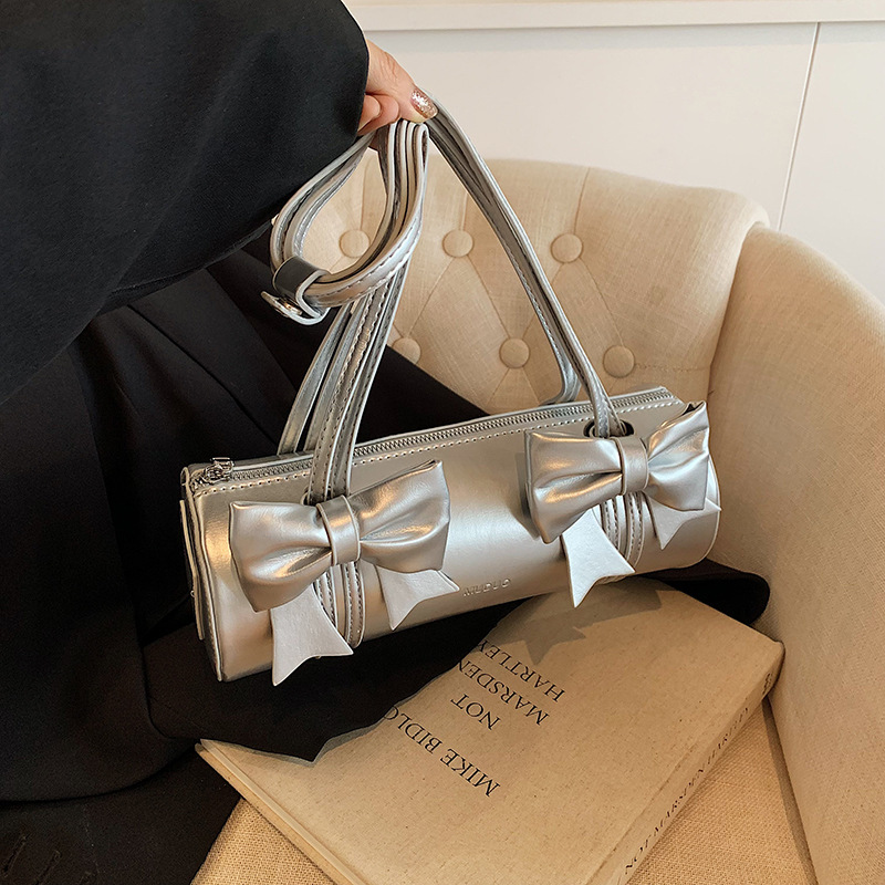 women's 2025 Summer New Women's Crossbody Bag Summer New Fashion Bow Handheld Crossbody Bag New Women's Shoulder Bag New Designer Bag