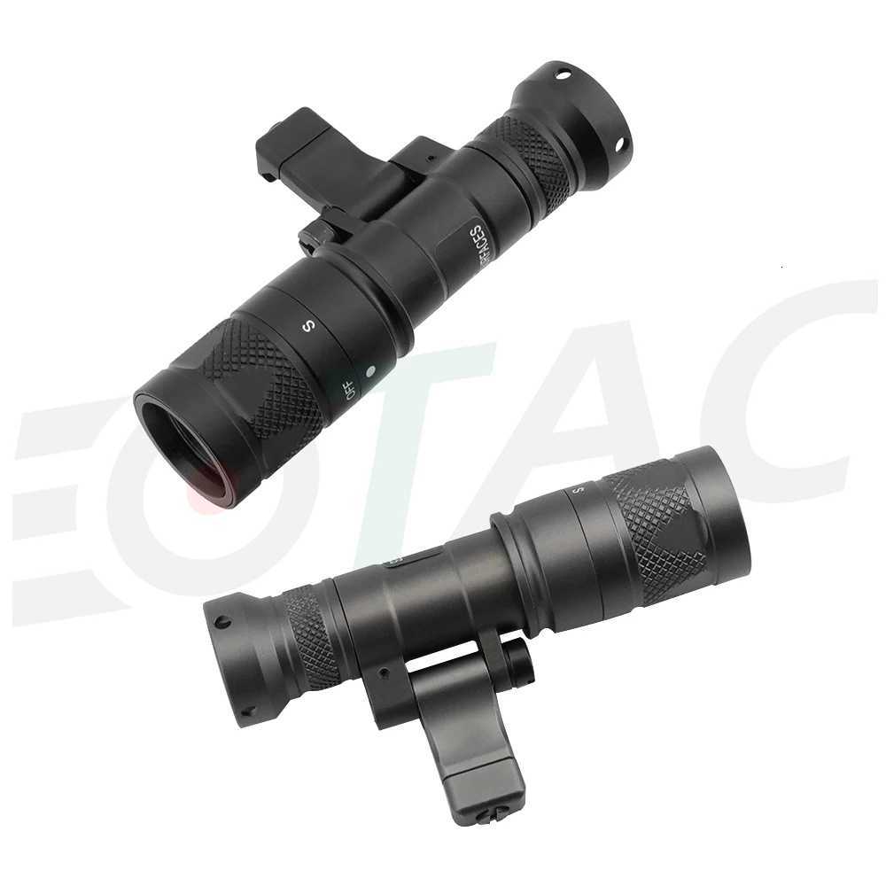 340V with MLOK Adapter with 20mm Rail Tactical Flashlight Scout Light Strobelight Mini Infrared Scout Light Pro W250722