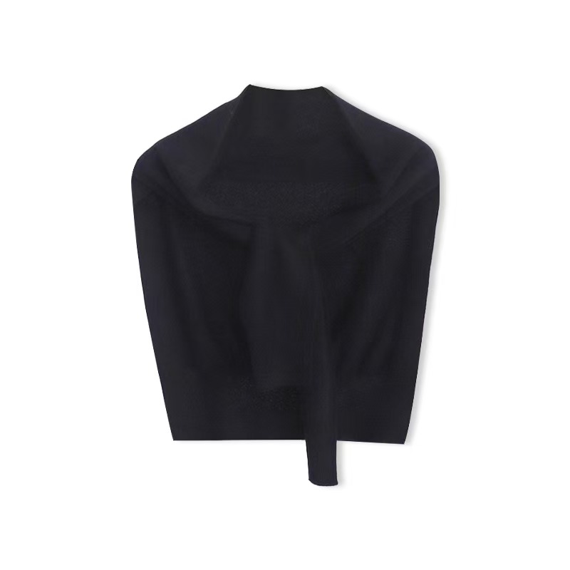 K1450 Korean 100% wool solid color shawl air-conditioned room knotted small waistcoat outer decoration knitted small shawl