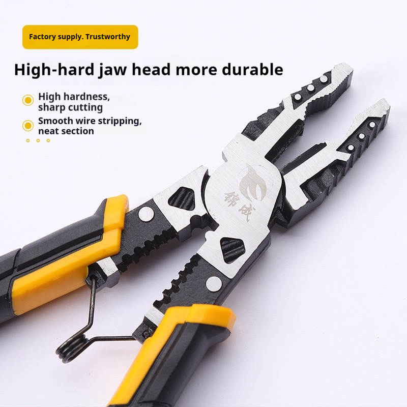 Tiger Pliers Multi-Functional Universal Wire Cutters Wholesale Industrial-Grade Needle-Nose Pliers Ergonomic Diagonal Pliers