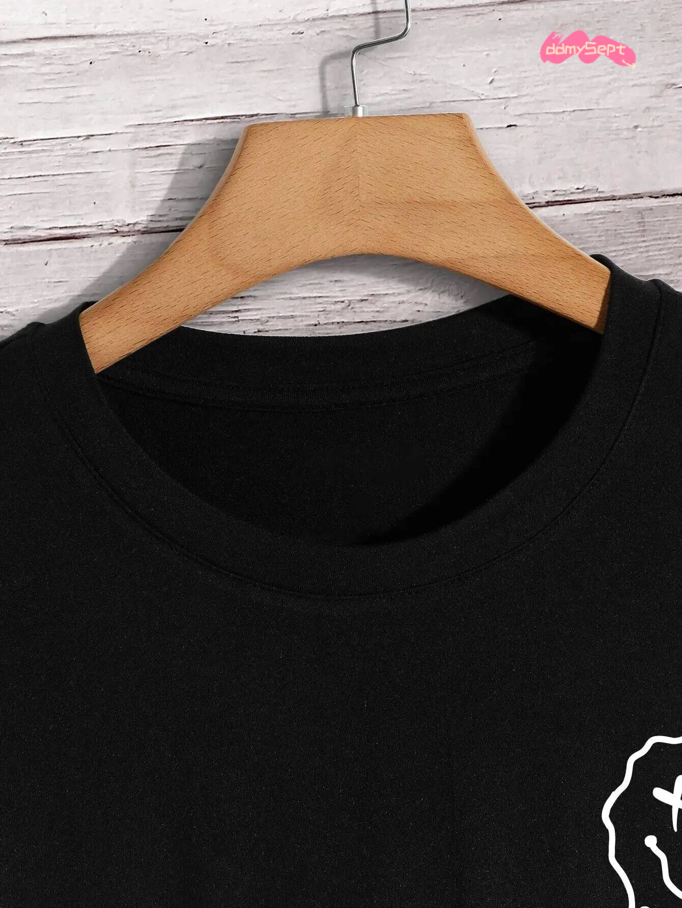 A Funny Smile Face That Is About To Melt Printed Tshirt Men Fashion Oversize T-Shirt Summer Cotton Clothes Loose Casual Tees ddmysept