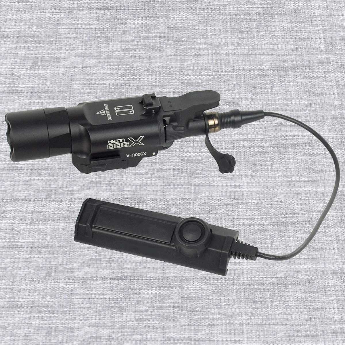 Tactical SureFire X300 Ultra X300V X300V-IR Weapon Gun Flashlight For Glock 17 Light With Dual Function Pressure Switch W250722