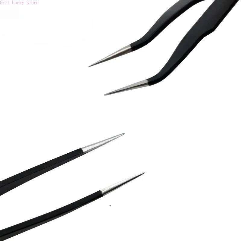 1PC Stainless Steel Curved Straight Eyebrow False Eyelash Nail Art Extension Makeup Tool Eeyelashes Tweezers Eyelash Curler X250723