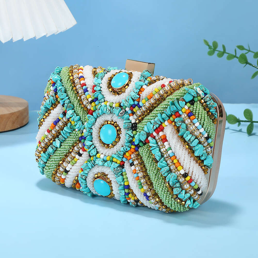 Designer Luxury Evening Diamond Diansheng New Style Women's Handbag Banquet Clutch Dress Evening Bag