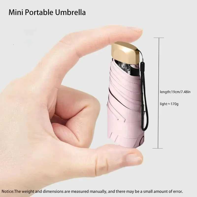 8N Outdoor Mini Sun Umbrella UV Protection Ultralight Folding Five-fold Umbrella Sunshade Umbrella R250724