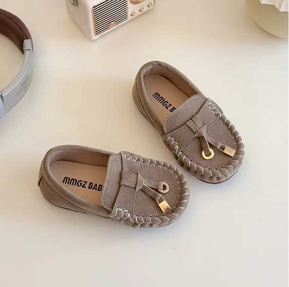 2025 Children Flats Spring Summer Kids Casual Shoes for Girls Moccasin Slip On Lazy Loafers Shallow Tassel Boys Shoes DailyXJ250724