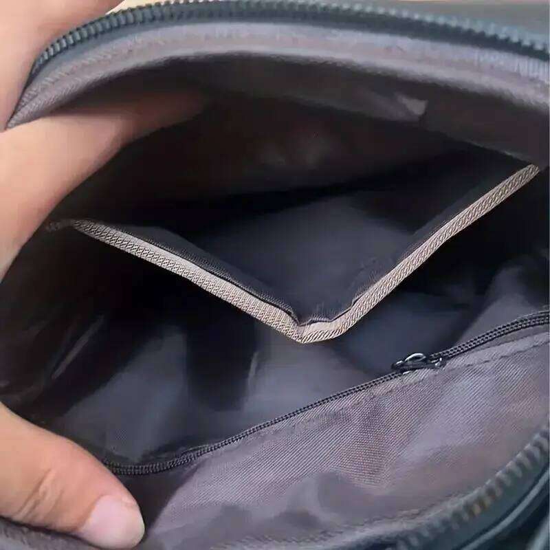 Practical Shoulder Bag for 9.7" ipad Men PU Leather Flaps Men's Crossbody Bags Business Flap Male Solid Messenger Travel