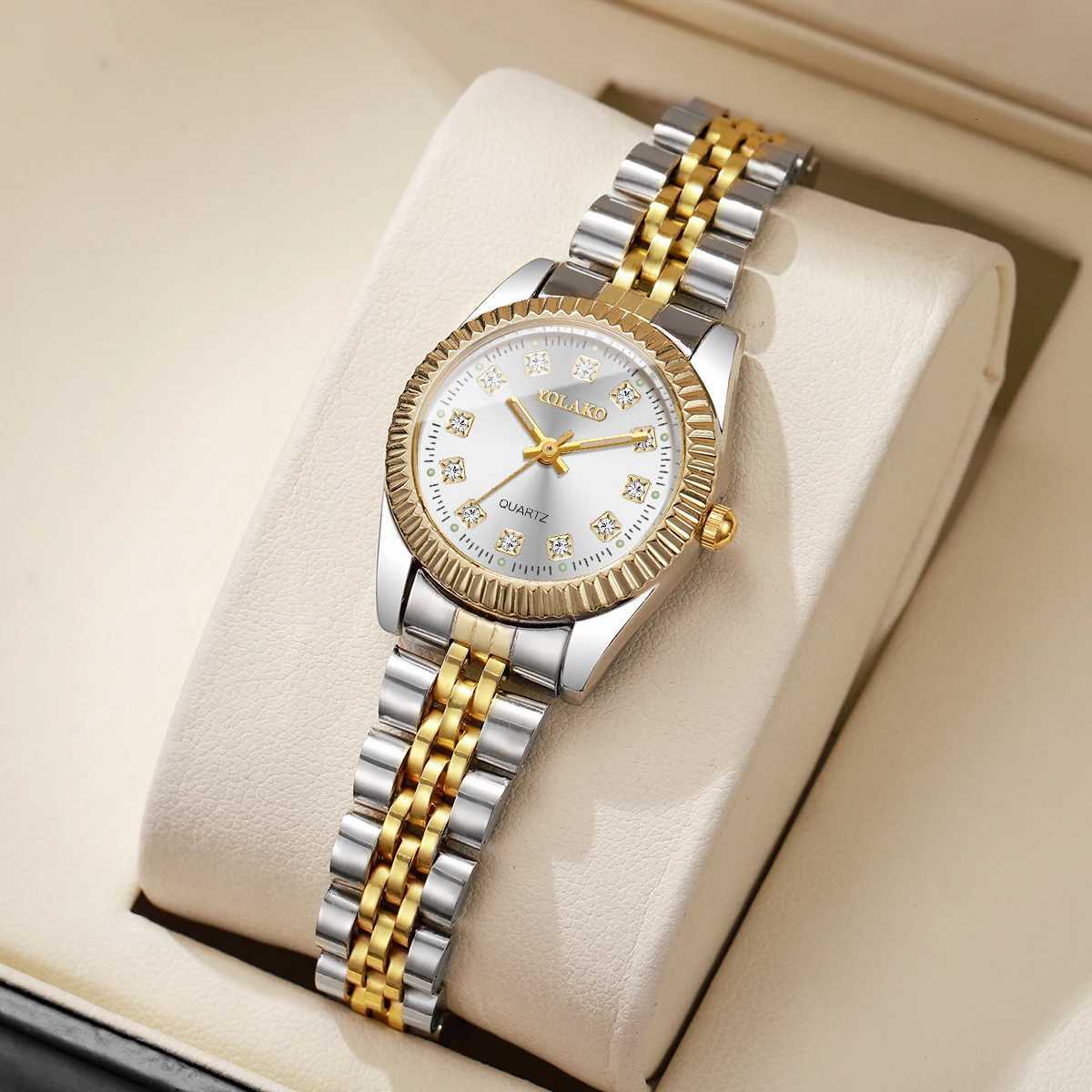 Fashion Rhinestone Women Quartz Watch Luxury Men Business Watches with Calendar Clock GiftWithout Box W250724