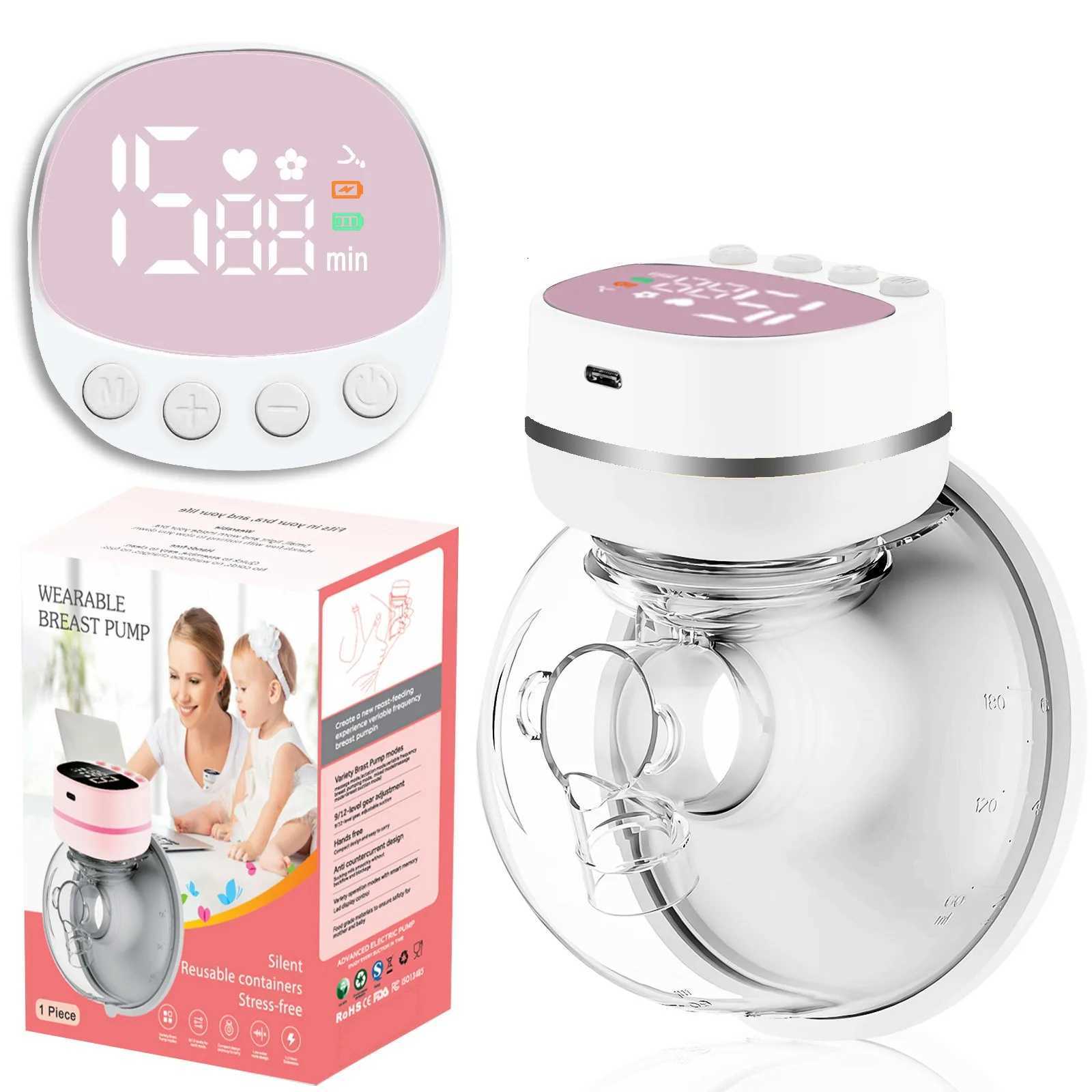 Invisible Electric Breast Pump Portable 5 Modes 15 Gears Machine Handsfree BPA Free For Breastmilk Collector For Breastfeeding X250724
