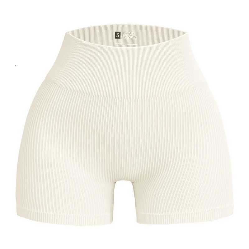 High-waisted Yoga Pant For Women Designed To Lift And Shape Tight-fitting With Solid Color And Ribbed Texture Sports Shorts XJ250724