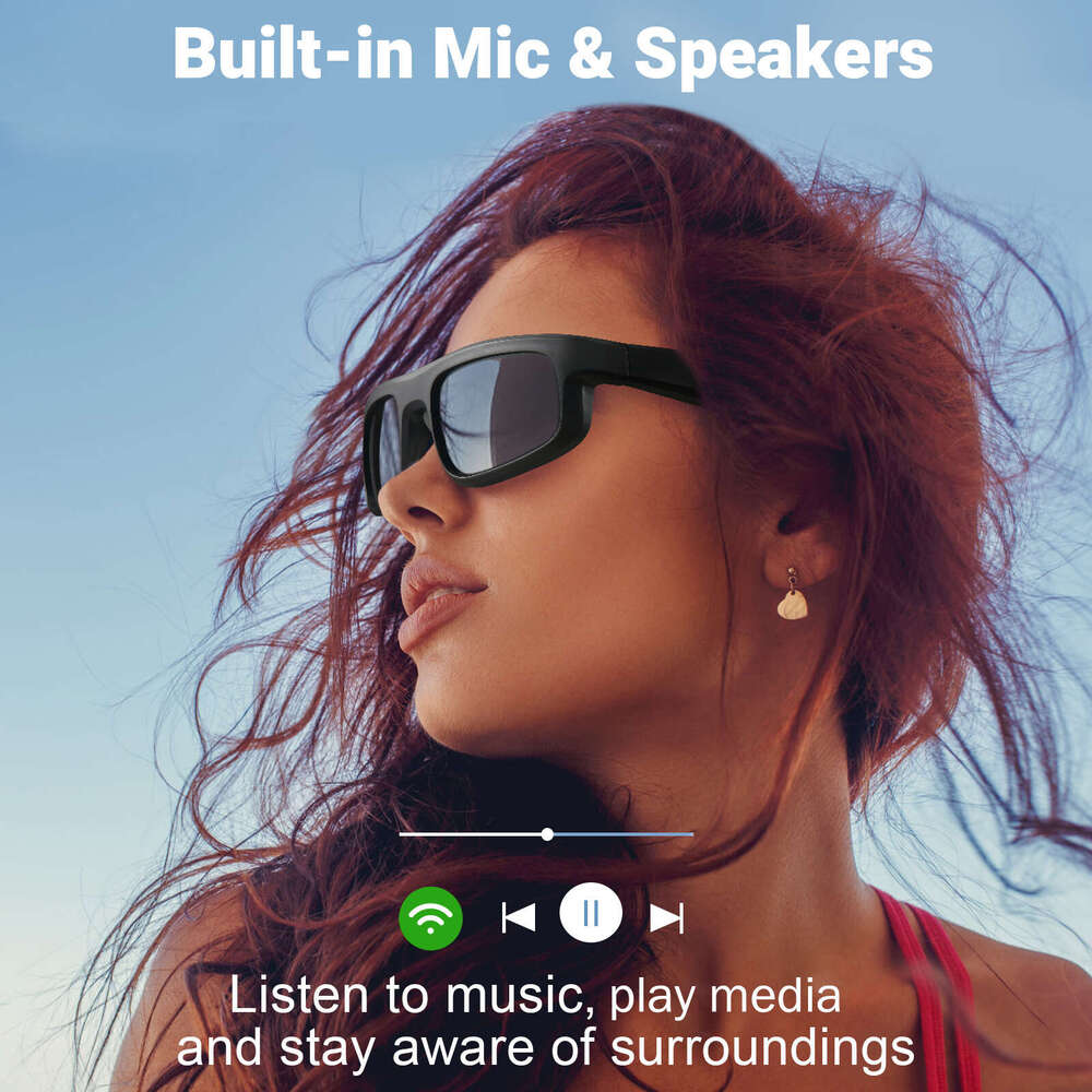 Designer Famous Brand Hot Selling Smart Bluetooth M Pro Stereo Surround Sound Bone Conduction Sunglasses For Sports