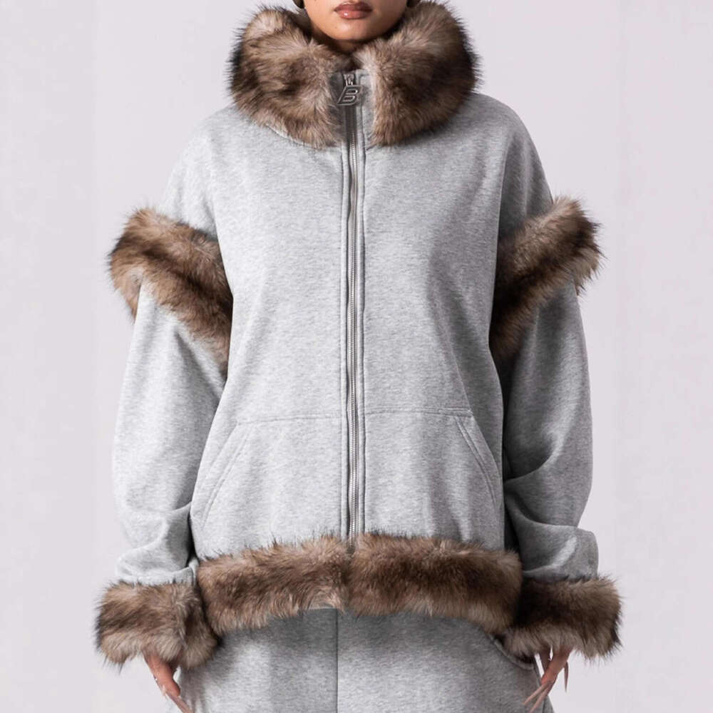 Ins Frayed Zipper Sweatshirt Y2K Streetwear Versatile Hip-Hop Loose Couple Jacket