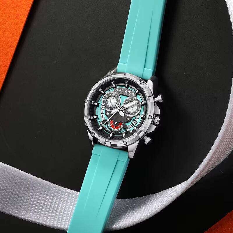 MEGIR Men's Fashion Sports Watch - 2025 Summer New Release, Waterproof, Luminous, Silicone Strap - Bulk Wholesale Watch