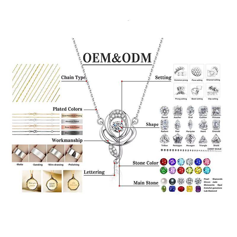 Free Design High Quality Adjustable Womens Moissanite Engagement Ring Customized Wedding Ring