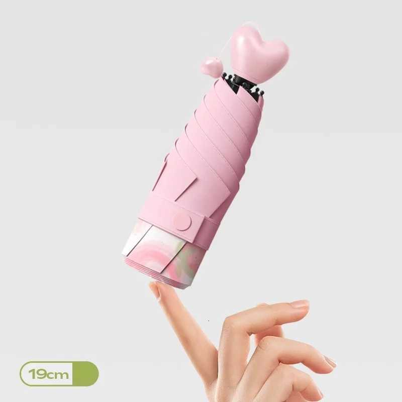 Folding Love Handle Fresh Fruit Vinyl Sun Protection Dual-Purpose Umbrella Womens Sun Umbrella Printing Manufacturer Spot Stock R250724