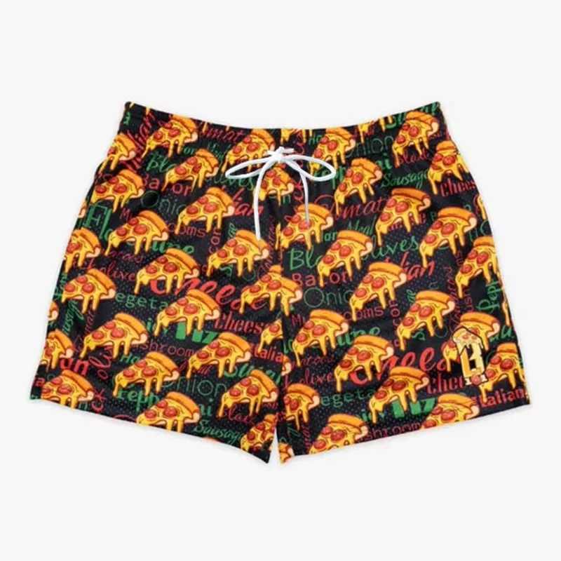 25 Men Women Casual 3D Printed Shorts Beach Basketball Sports Shorts BASEBALL LIFESTYLE 101 Pizza Banana Ice Cream Youth Shorts R250723