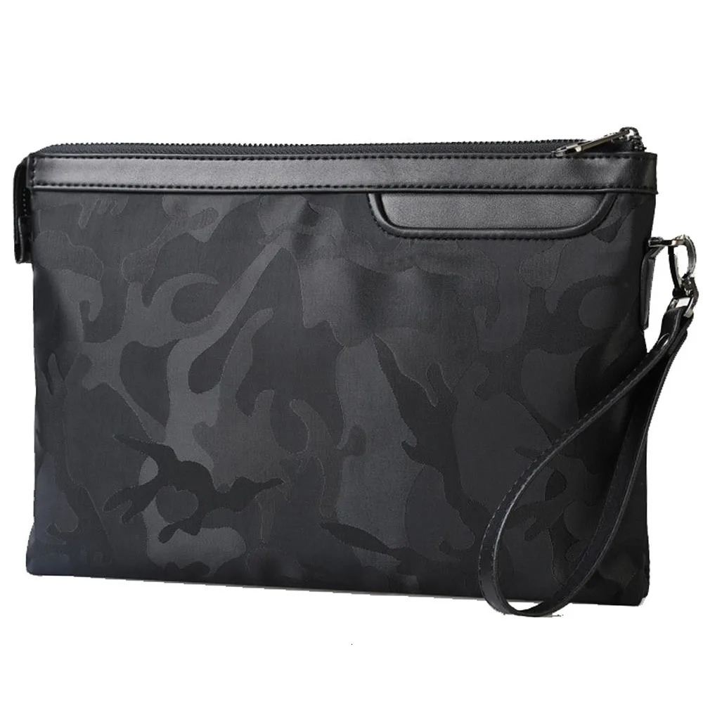 Mens handbag mens bag zipper wallet envelope bag Oxford cloth casual wrist bag 250723