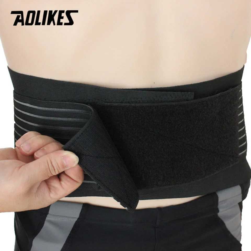 1PCS Lumbar Support Waist Pain Back Injury Support Brace for Fitness Weightlifting Belts Sports Safety Corrector W250724