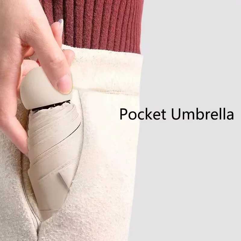 Umbrella Dual-Purpose Adult Ultra-Light Small And Lightweight Capsule Umbrella Sun Protection Umbrella Folding And Portable R250725