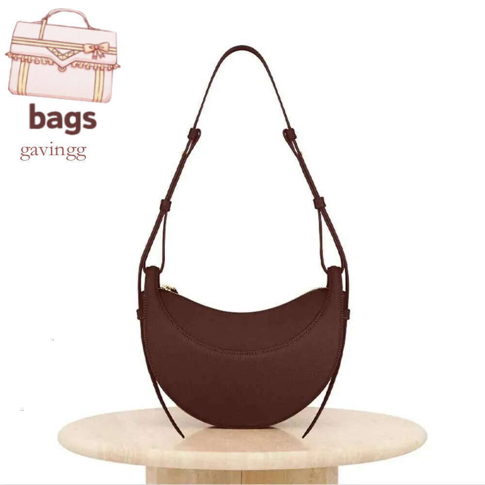 Polenebags Leather Designer Shoulder Bag Womens Tote Bag Dumpling Bag Moon Cyme Bag Smooth Underarm Bag Fashion Cross Body Bag Mini Purse Textured Hobo Bag 9D6