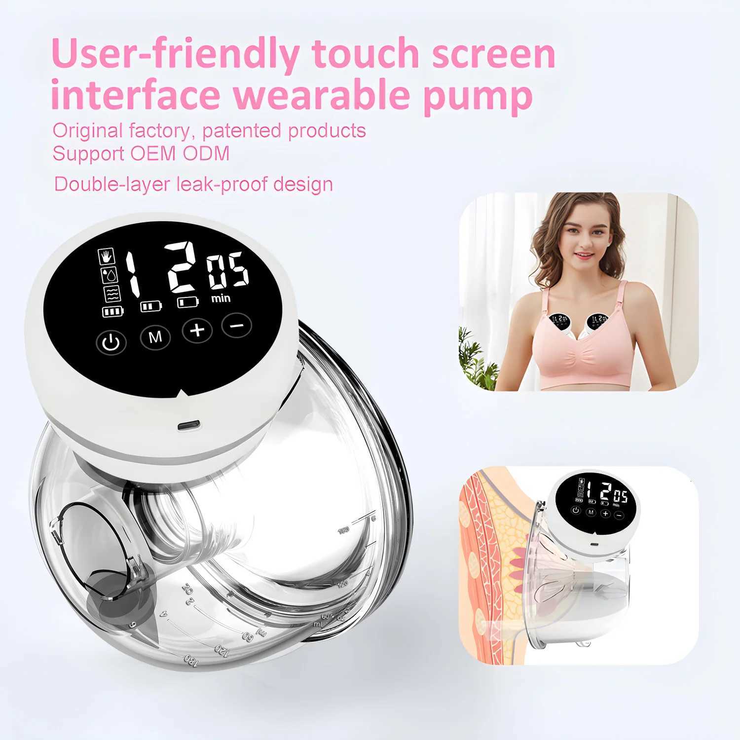 USB Wearable Breast Pump Breast Milk Milking and Milking Machine Mother Baby Supplies Electric Automatic Breast Pump X250724