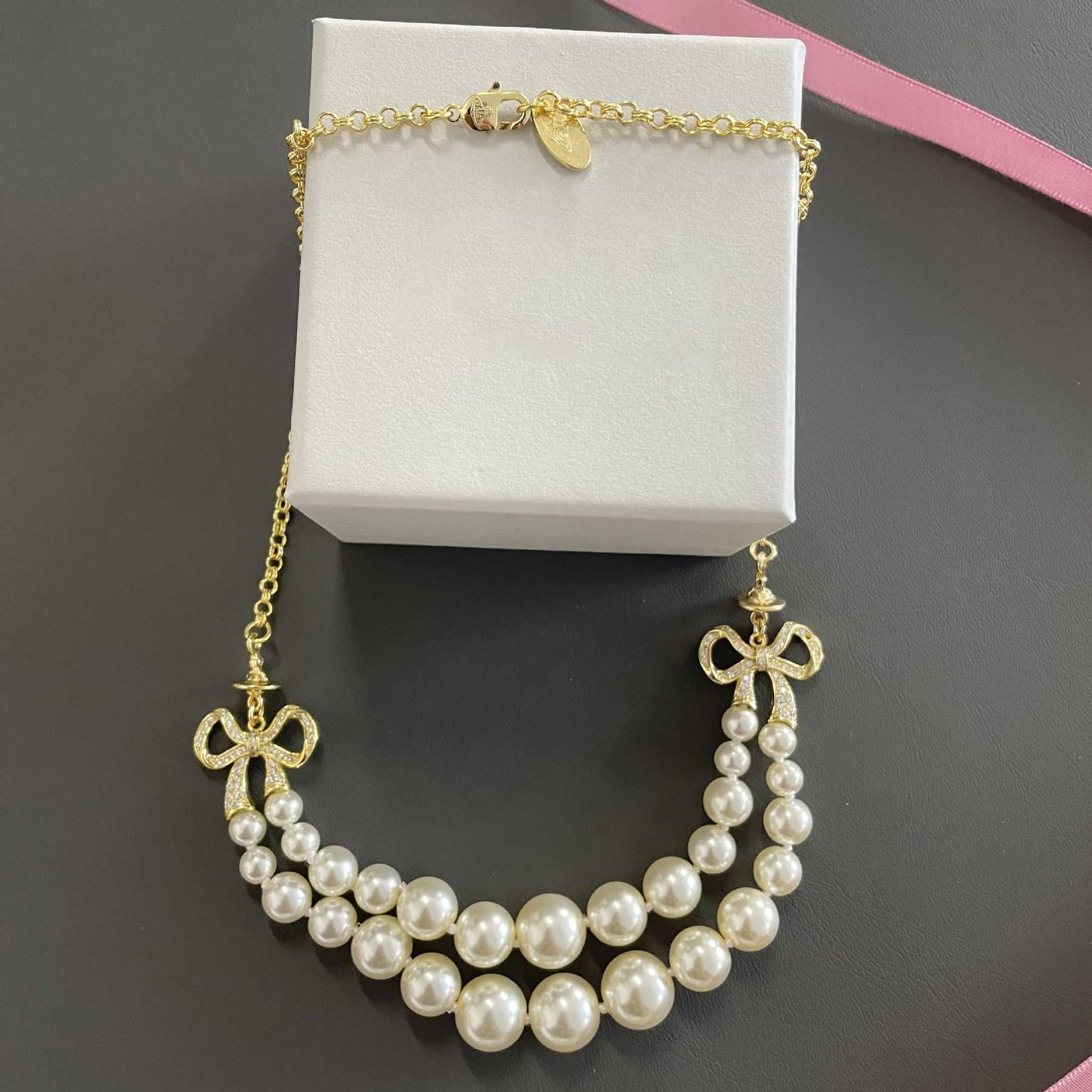 Elegant Pearl Pendant Necklace Set with Earrings and Bracelet Silver Tone Fashion Jewelry Z250910