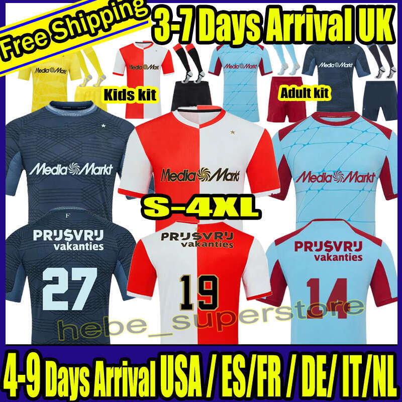 S-4XL 2025 2026 Feyenoords KOKCU Gimenez Danilo 25 26 Soccer Jerseys Home away Third TRAUNER men kids football shirt KIDS HARTMAN GIMENEZ PAIXAO TAABOUNI TIMBER