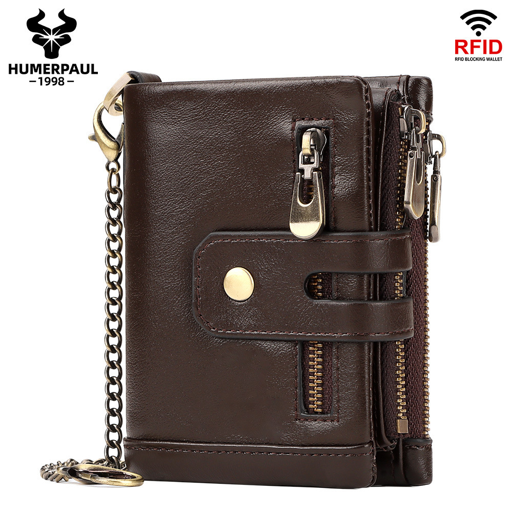 Free Shipping Designer Bag, Foreign Trade Short Leather Wallet, European And American Wholesale Top Cattle Pickup Truck