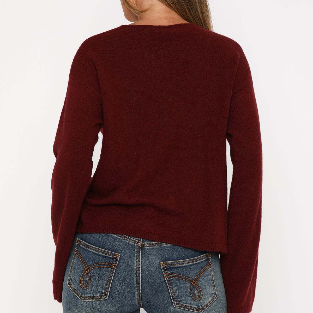 Free shipping designer sweater for women Fashionable simple casual gentle style loose and warm knit top