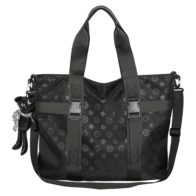 Large capacity handbag Nylon cloth multi-function trend cross body European and American retro lady backpack