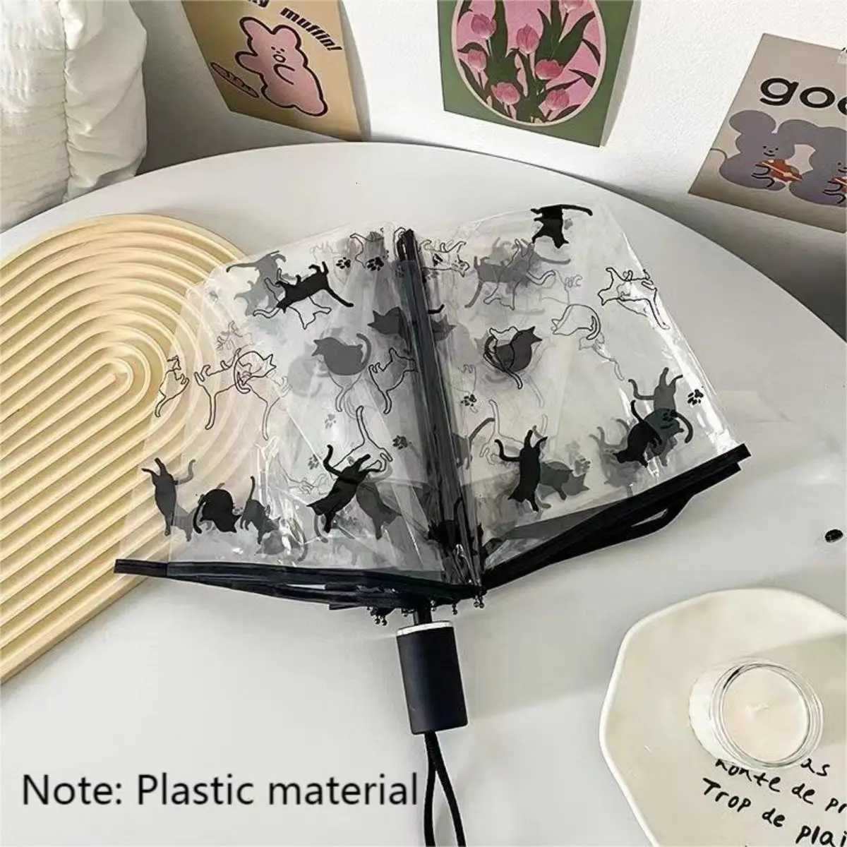Transparent Automatic Three-fold Umbrella Transparent Automatic Three-fold Umbrella. R250724