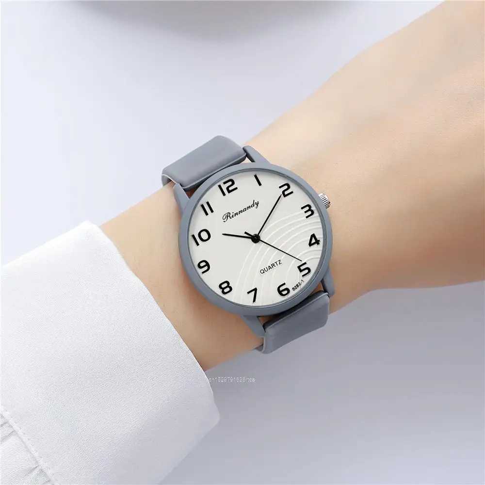 Fashion Lady Hot Sales Watches Leisure Gray Digital Simple Women Quartz Watch Sports Silicone Strap Ladies Clock Wristwatches W250724