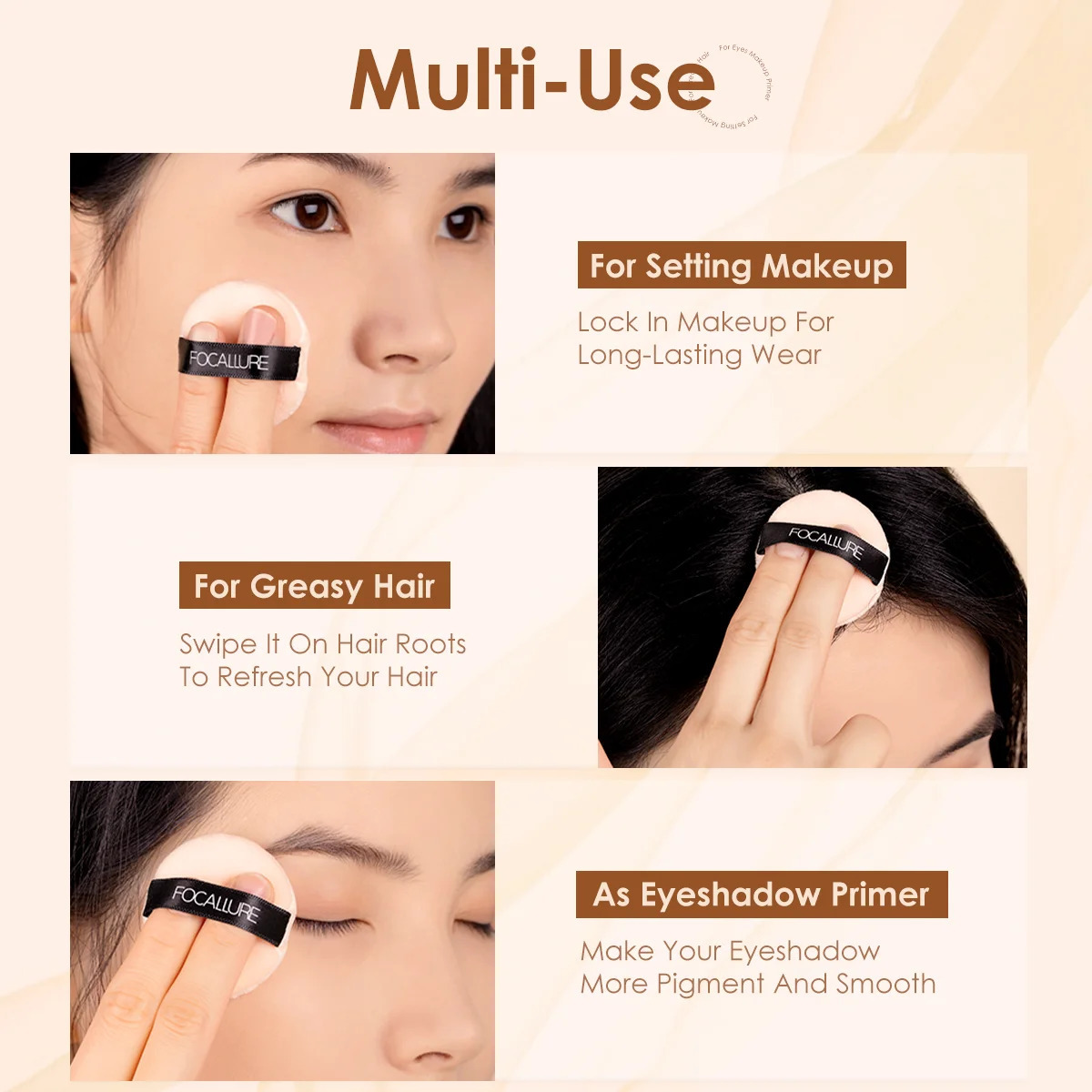 Focallure Invisible Finish Loose Setting Powder Translucent Natural Soft Face Makeup Powder Oil Control Face Loose Powder 250716