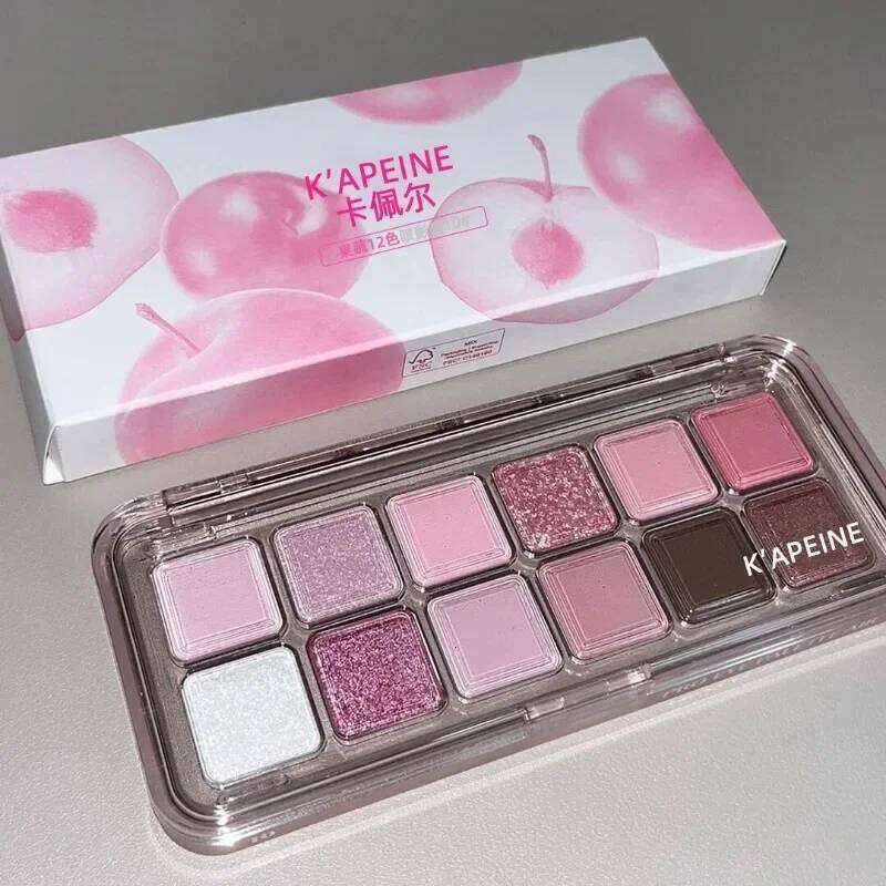 Spring Summer Pink Eyeshadow Palette Makeup Matte Shimmer Glitter Eye Shadow Lasting Charming Eyes Pigment Korea Cosmetics New X25072
