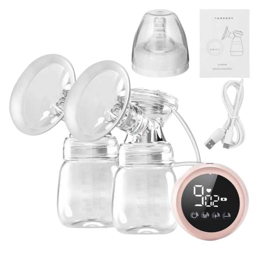 Electric Breastmilk Pump Machine USB Charge LED Display BPA Free Breastfeeding Pump Milk Collector Portable Breastmilk Extractor X250724