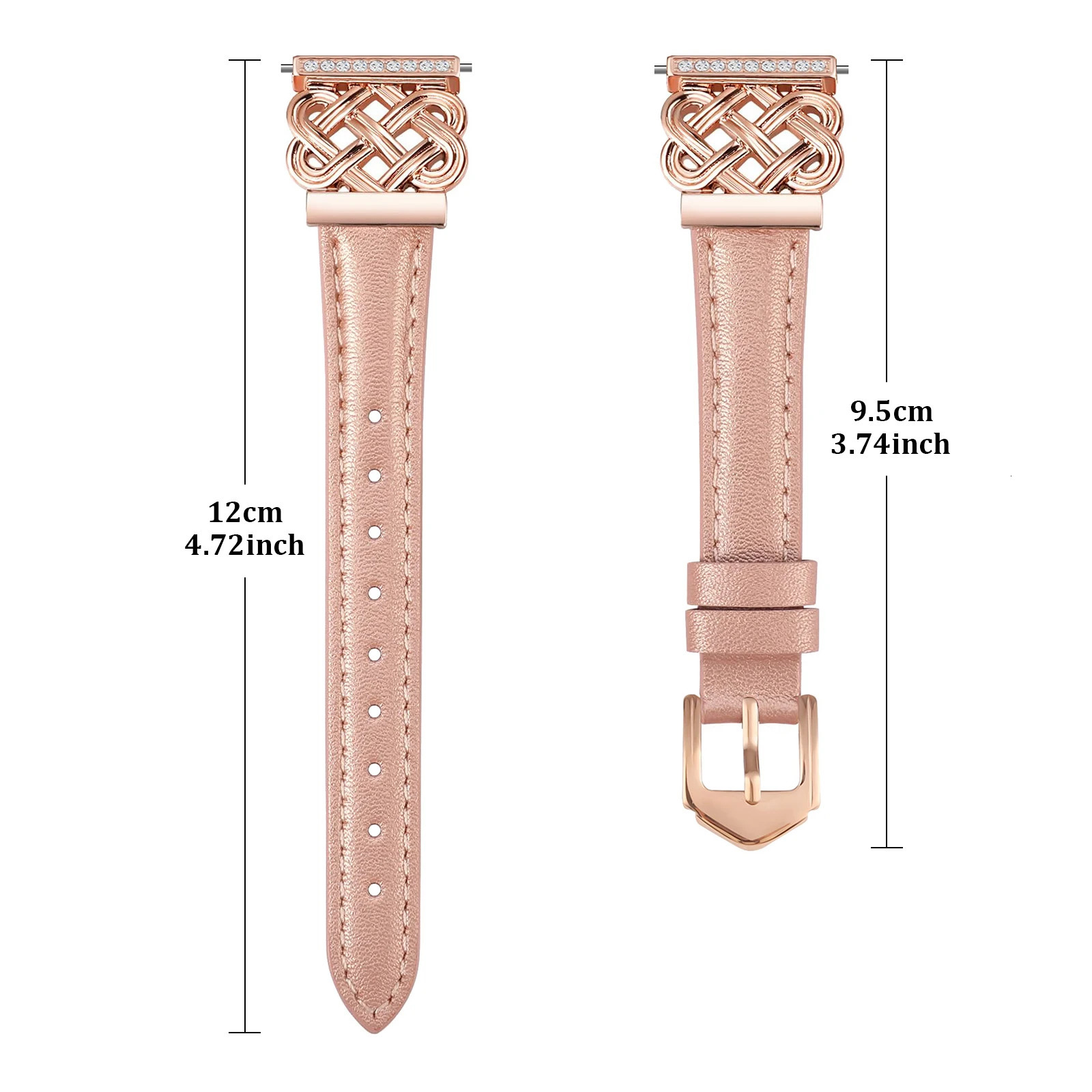 Leather strap compatible with Watch 7/6/5/4 Classic strap 40/42/44/43/45/46/47mm Active 2 20mm strap for women 250723