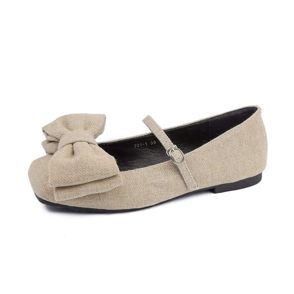 Designer Spring New Fashion Shallow Mouth Single 2025 French Style Outdoor One-Strap Women's Shoes Soft Sole Comfortable