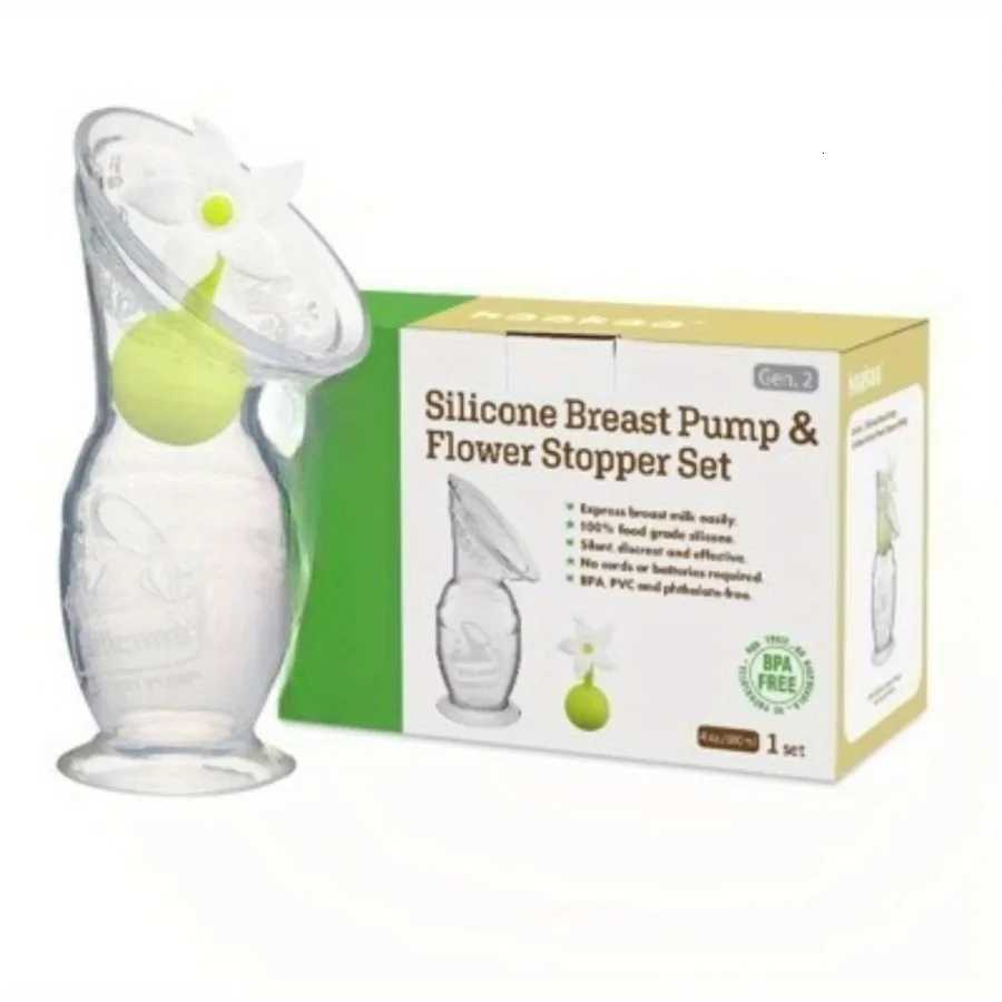 Breast Pump with Suction Base and Flower Stopper Dishwasher Safe BPA PVC and Phthalate Free X250724