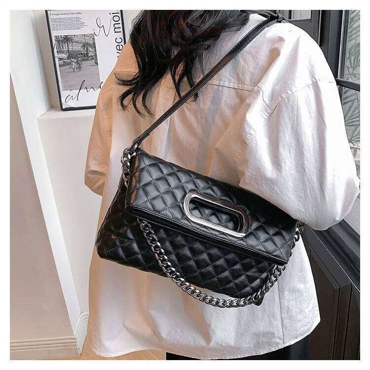 SS 2025 Women's Soft Quilted Crossbody Lightweight Embroidered Shoulder Bag Casual Boho Chic MDNG