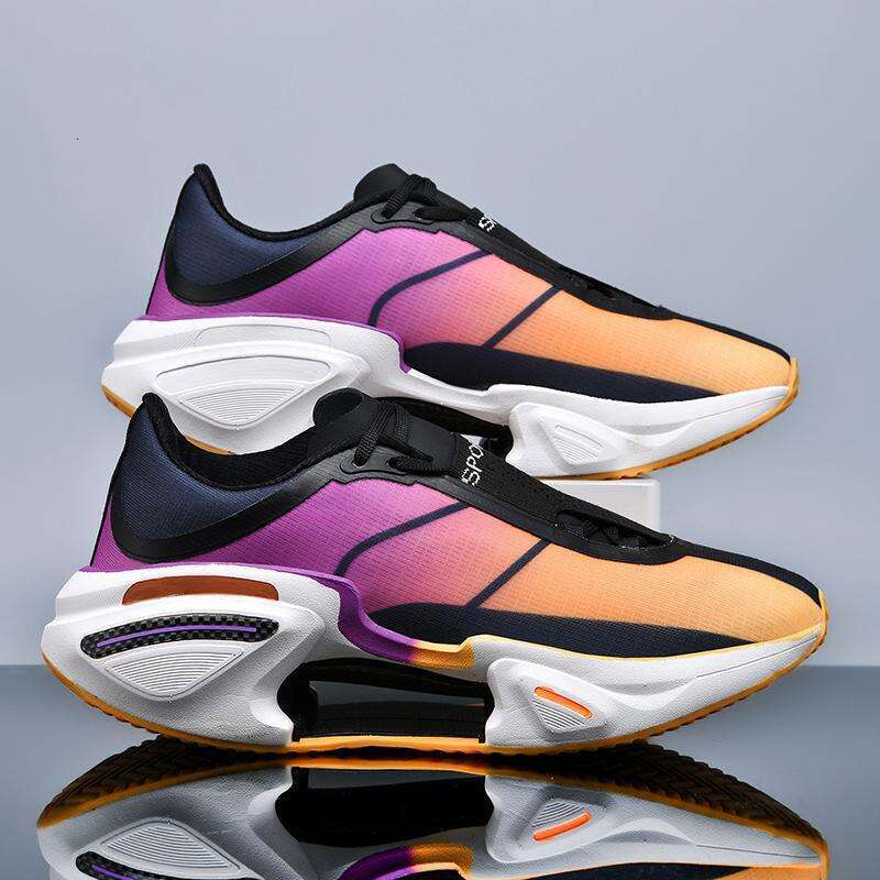 Dajueying 3 Arch Carbon Plate Men and Women, Ultra-light High Elasticity Shock Absorption Casual Sports for Couples, Mesh Running Shoes