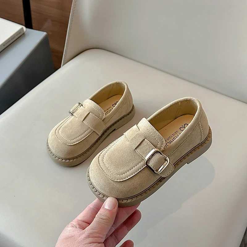 Girls Flats Spring Fall Shallow Lazy Loafers Shoes for Kids Girl Comfortable Soft Suede Sneaker Casual School Shoes Child I02111 XJ250724