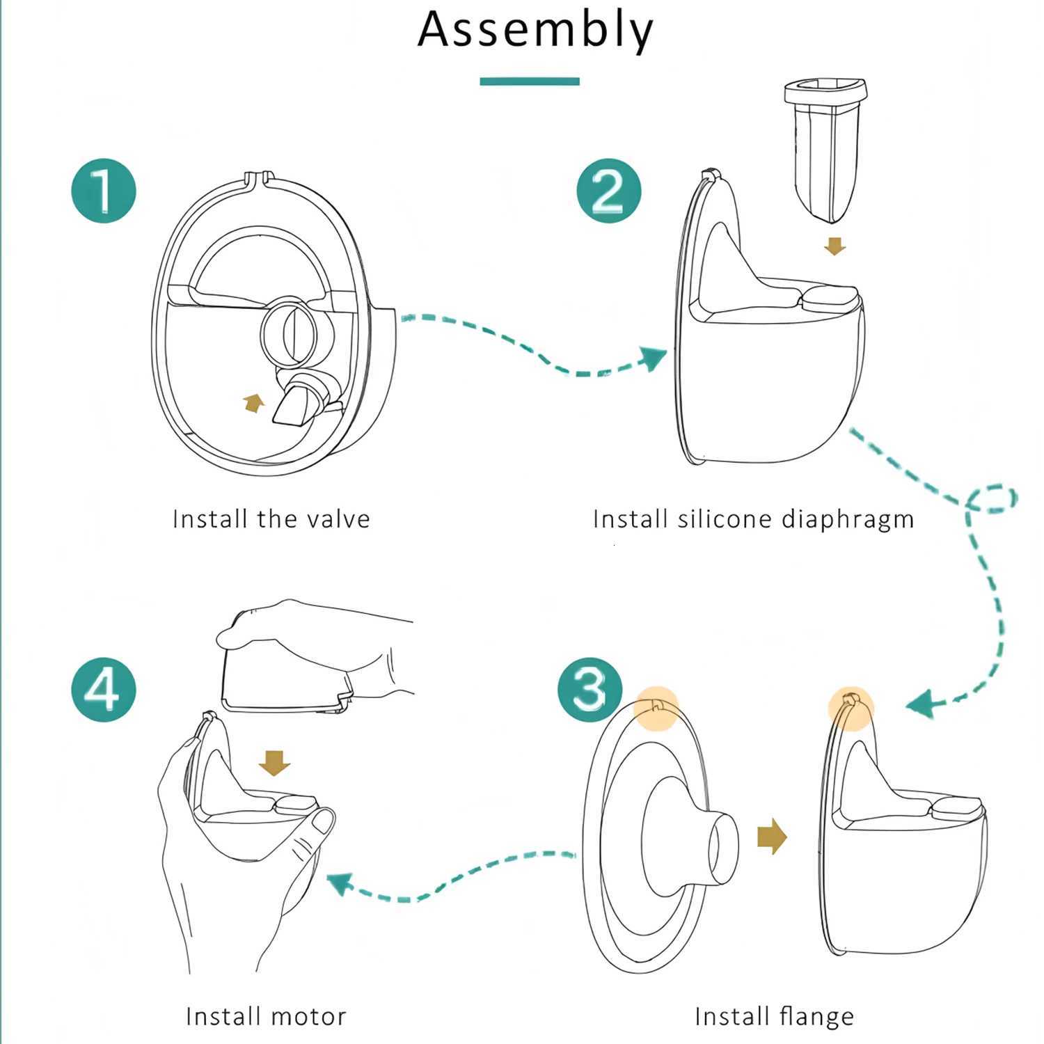 1pcs Wearable Breast Pump 180ML Hands Free Electric Breast Pump BPA-free Portable Breast Milk Automatic Breast Pump Machine USB X250724