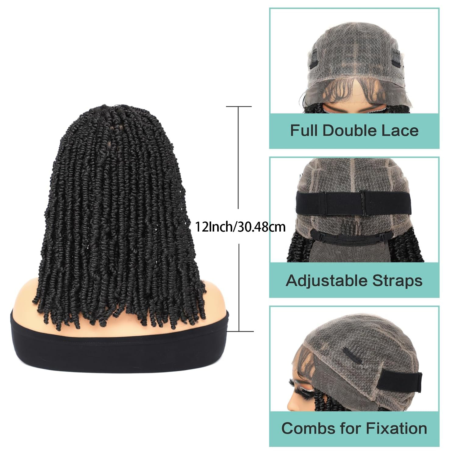 Cornrow Box Braids Hair Look Like Human Hair Wigs with Baby Hair Free Part Knotless Braids Twist Wig Long Burgundy Synthetic Lace Front Wigs Braiding 