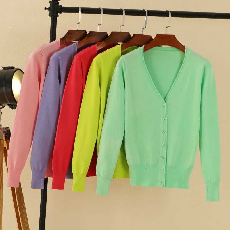 Black Cropped Cardigan Female Clothing Blouses Womens Coat Spring 2025 Long Sleeve Top Korean Fashion Knitted Sweater X250724