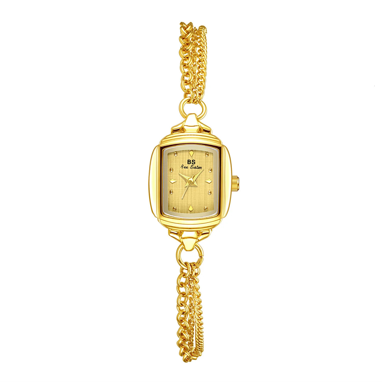 Light Ladies Bracelet Watch French high-end Retro Metal Chain Watches Women Fashion Quartz Clock Wristwatches Gift 250723